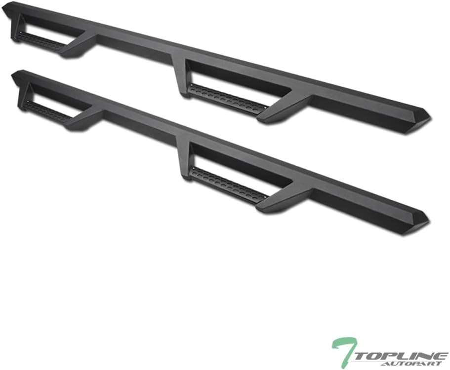 Matte Black Nerf Bars Running Boards for Chevy Colorado GMC Canyon Crew Cab O76050