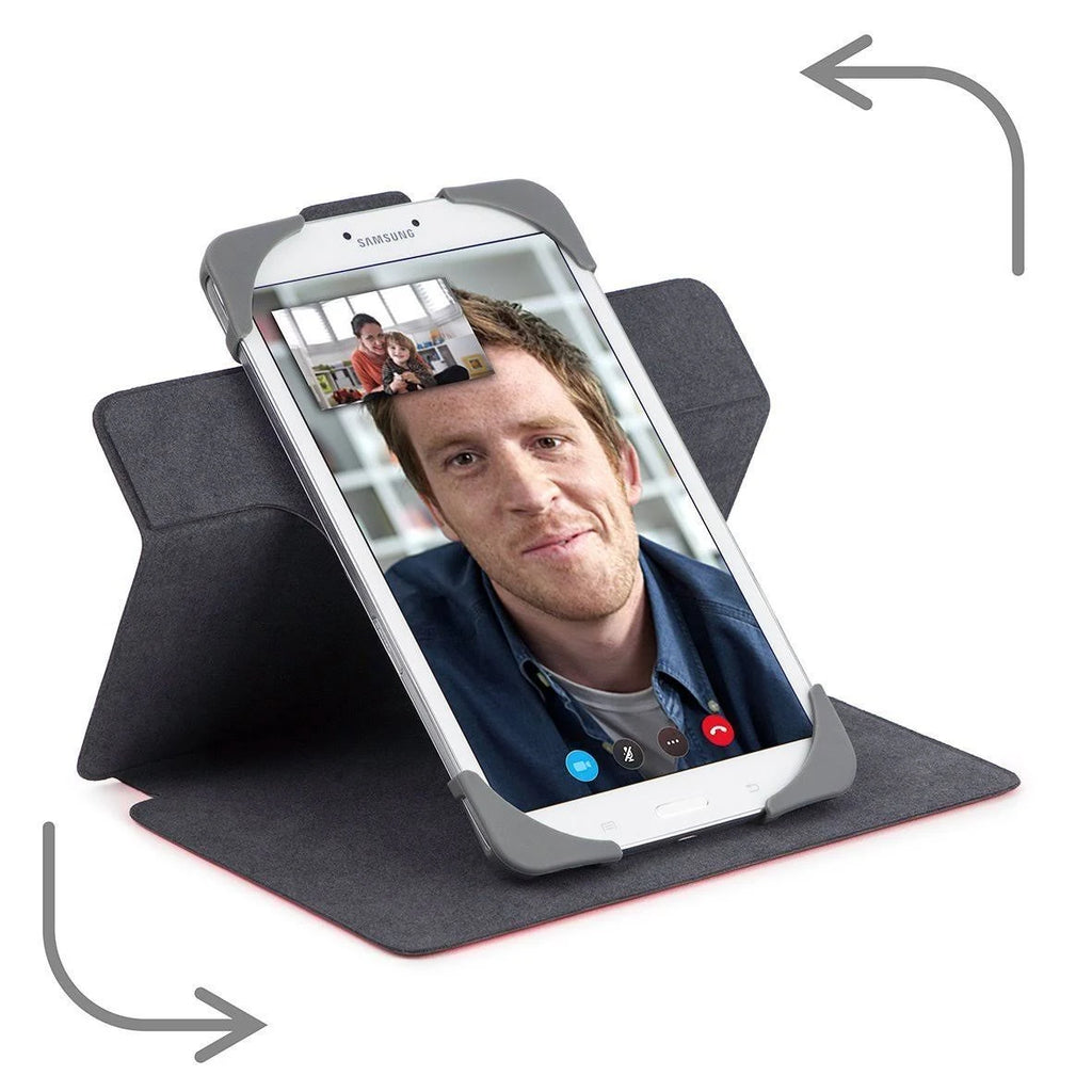 Red Rotating Universal Case for 7-8 Inch Tablet S330