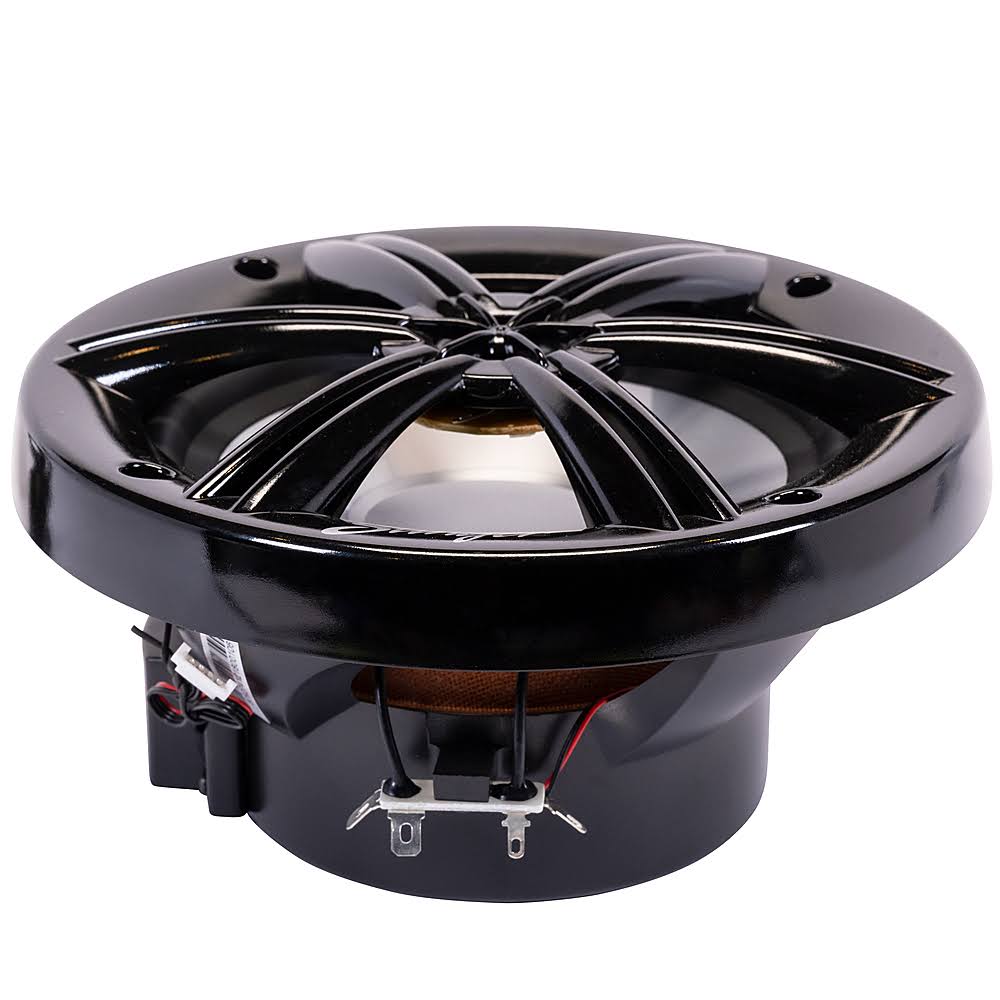6.5x22 Marine Coaxial Speakers with RGB LEDs Black I714