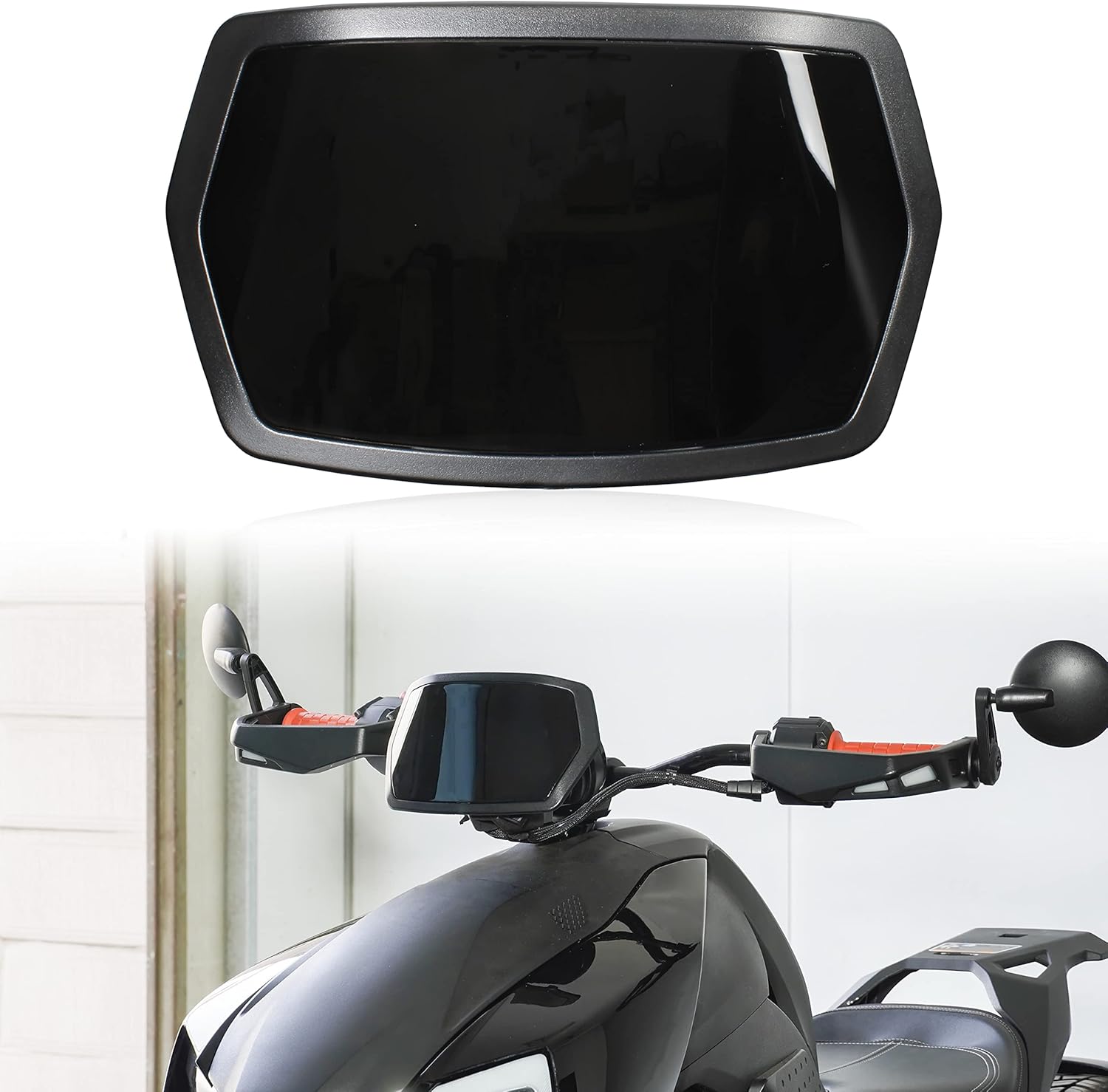 Black Gauge Spoiler Kit for Can-Am Ryker (1PCS, Pack of 2) G132