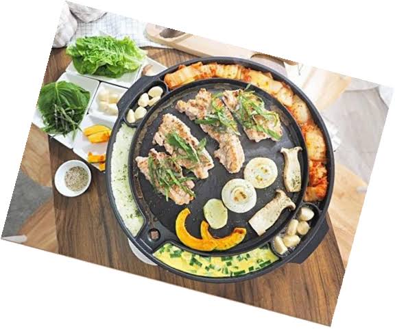 Korean BBQ Non-Stick Stovetop Grill Pan U939673