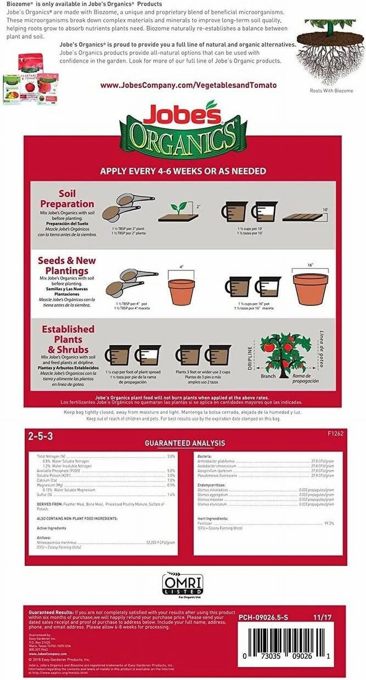 Vegetable & Tomato Fertilizer Pack of 2 W9691