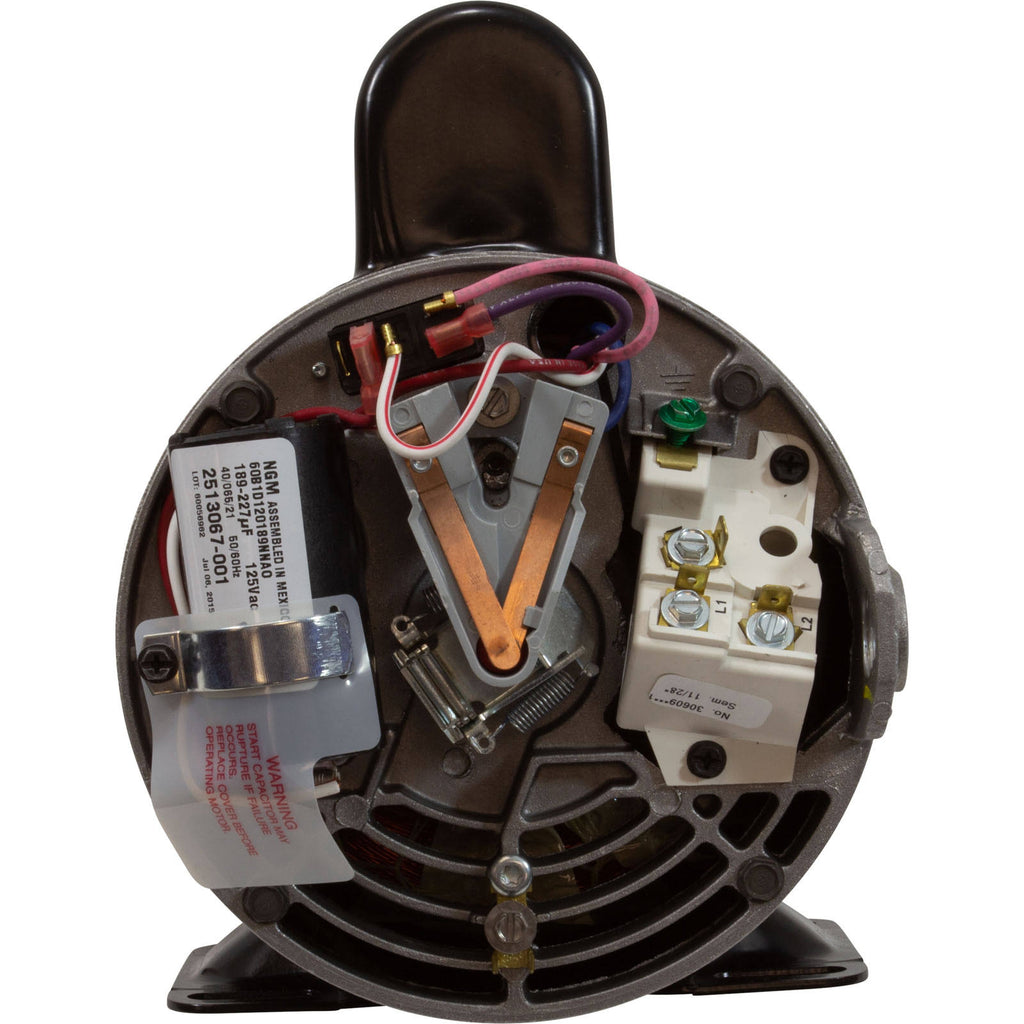 1.0 Horsepower 230V 2-Speed 56Y Frame Motor T4312