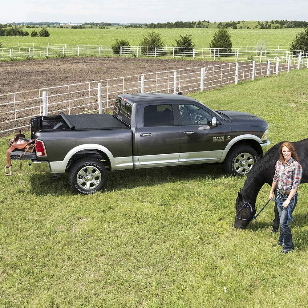 Soft Roll Up Truck Bed Tonneau Cover I868461