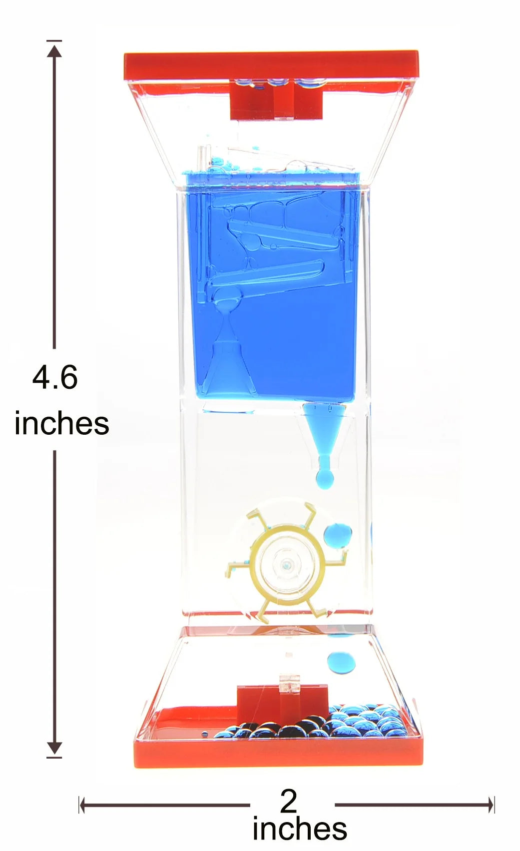 Blue Liquid Motion Bubbler I7695