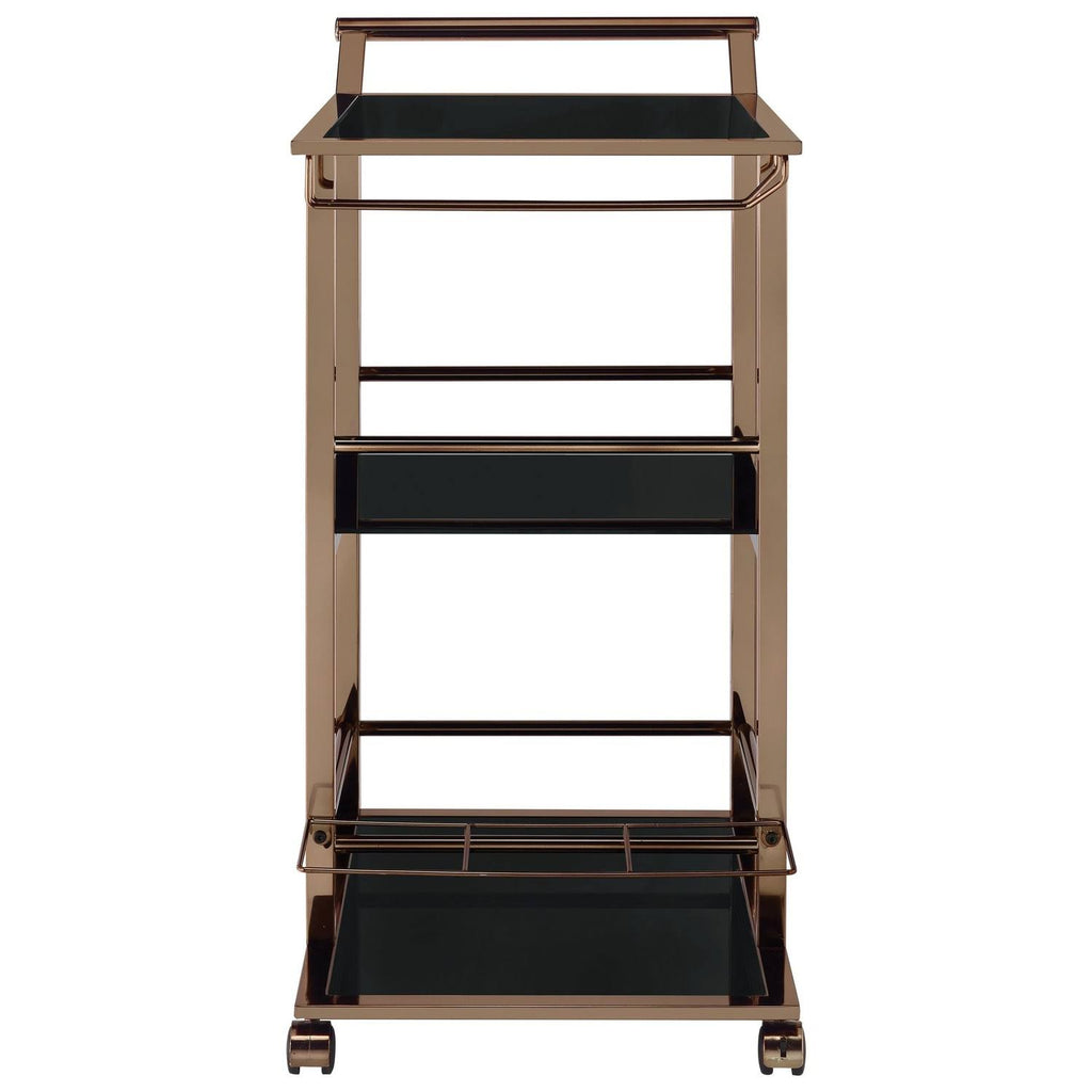 Black Serving Cart D503