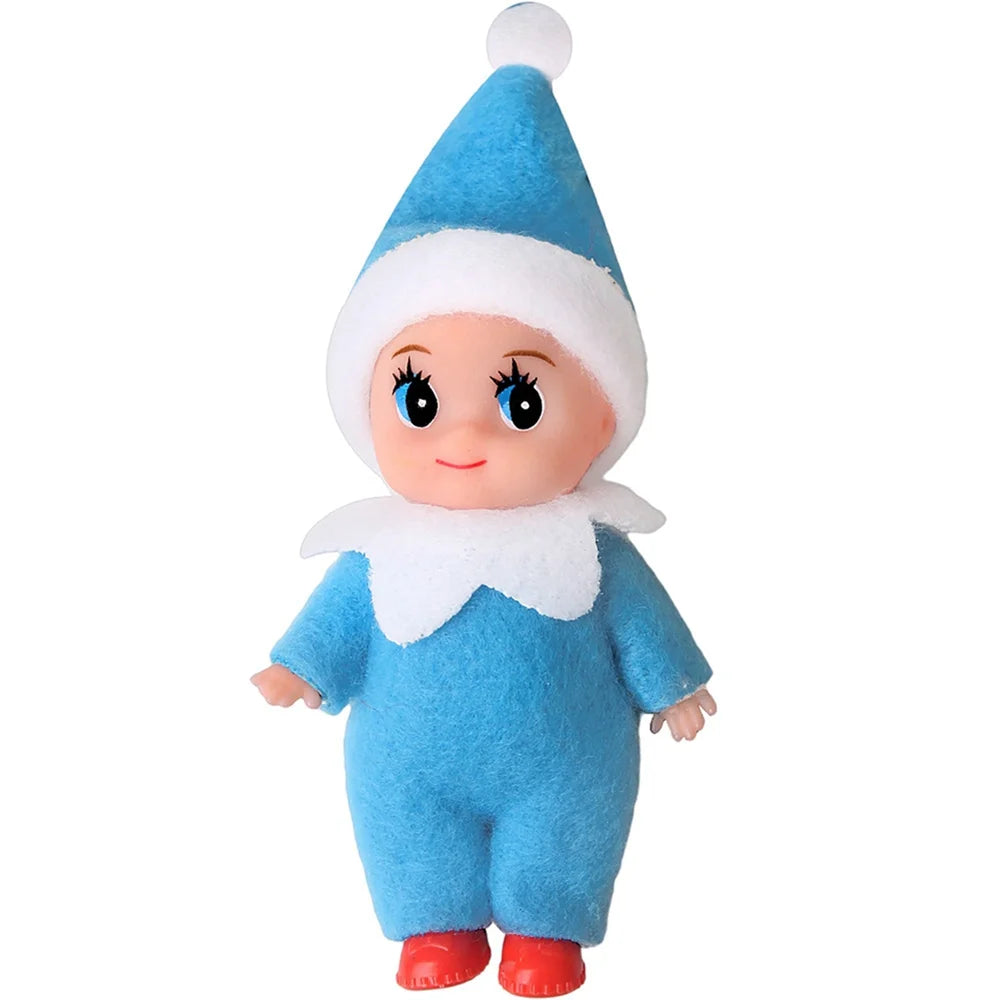 6Pcs Set Tiny Baby Elf Doll with Feet and Shoes C8534