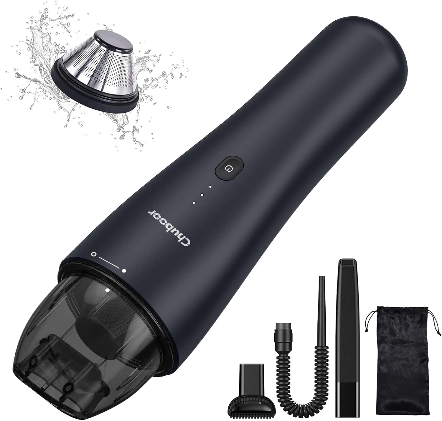 Handheld Vacuum Cleaner, Mini, Portable, Rechargeable, Cordless, Black, Pack of 2 C8856