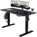 Rustic Brown Electric Standing Desk 48 x 24 Inches N4358