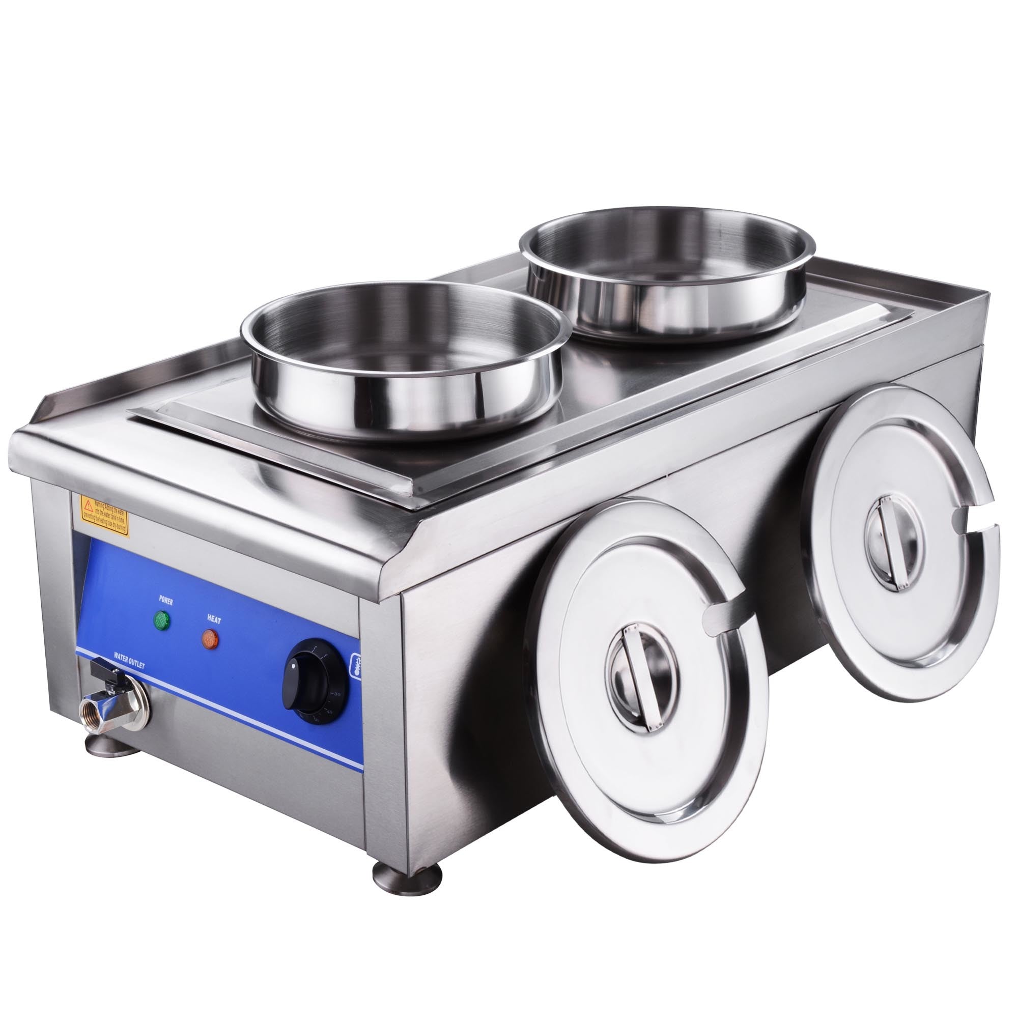 1200W Food Warmer with 2 Large Pots R118865