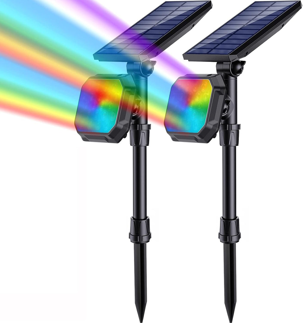 4 Pack IP65 Waterproof Solar Spot Lights Outdoor I858380