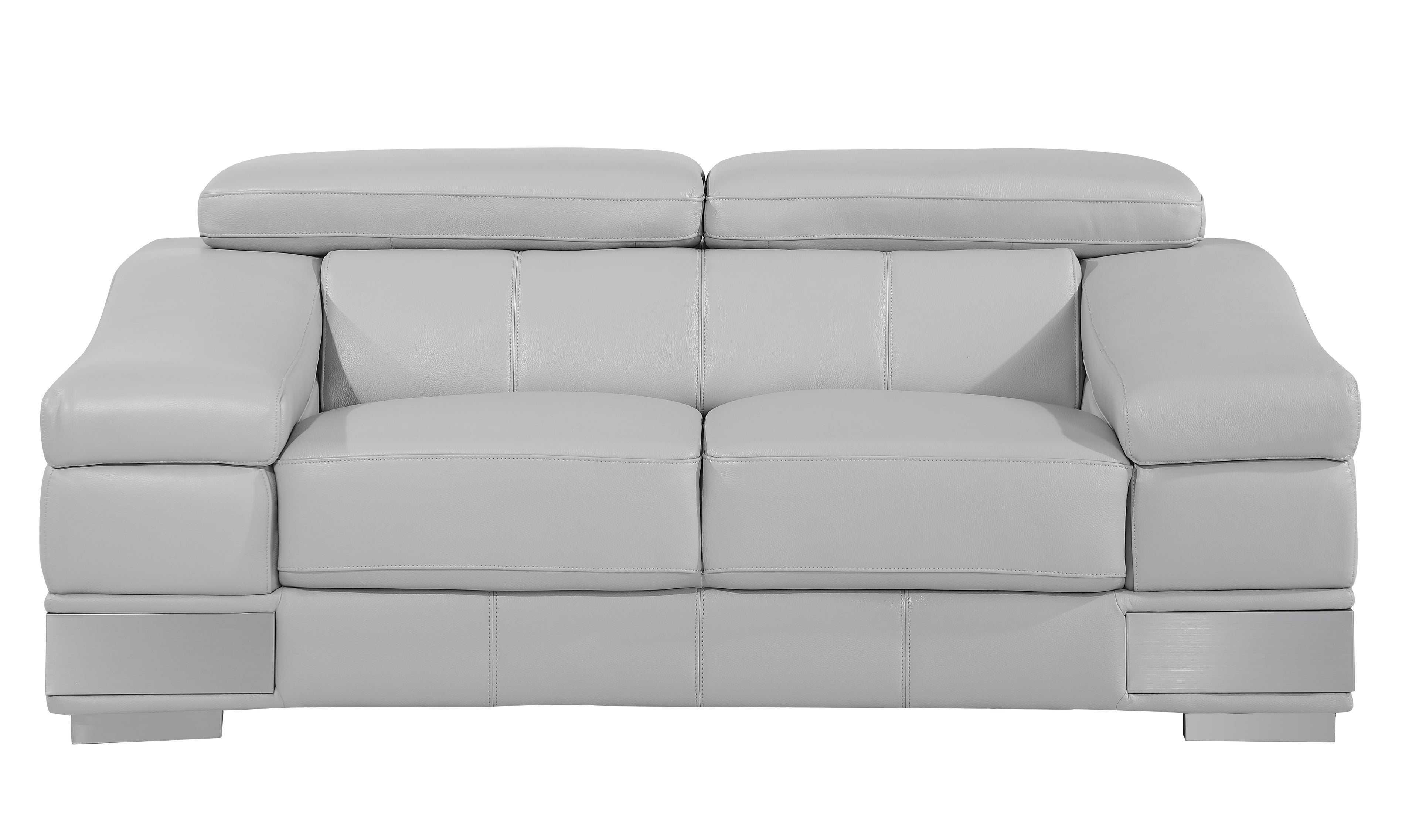 Italian Leather Loveseat F1285