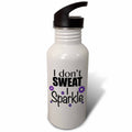 Purple 21 oz Sports Water Bottle M5355