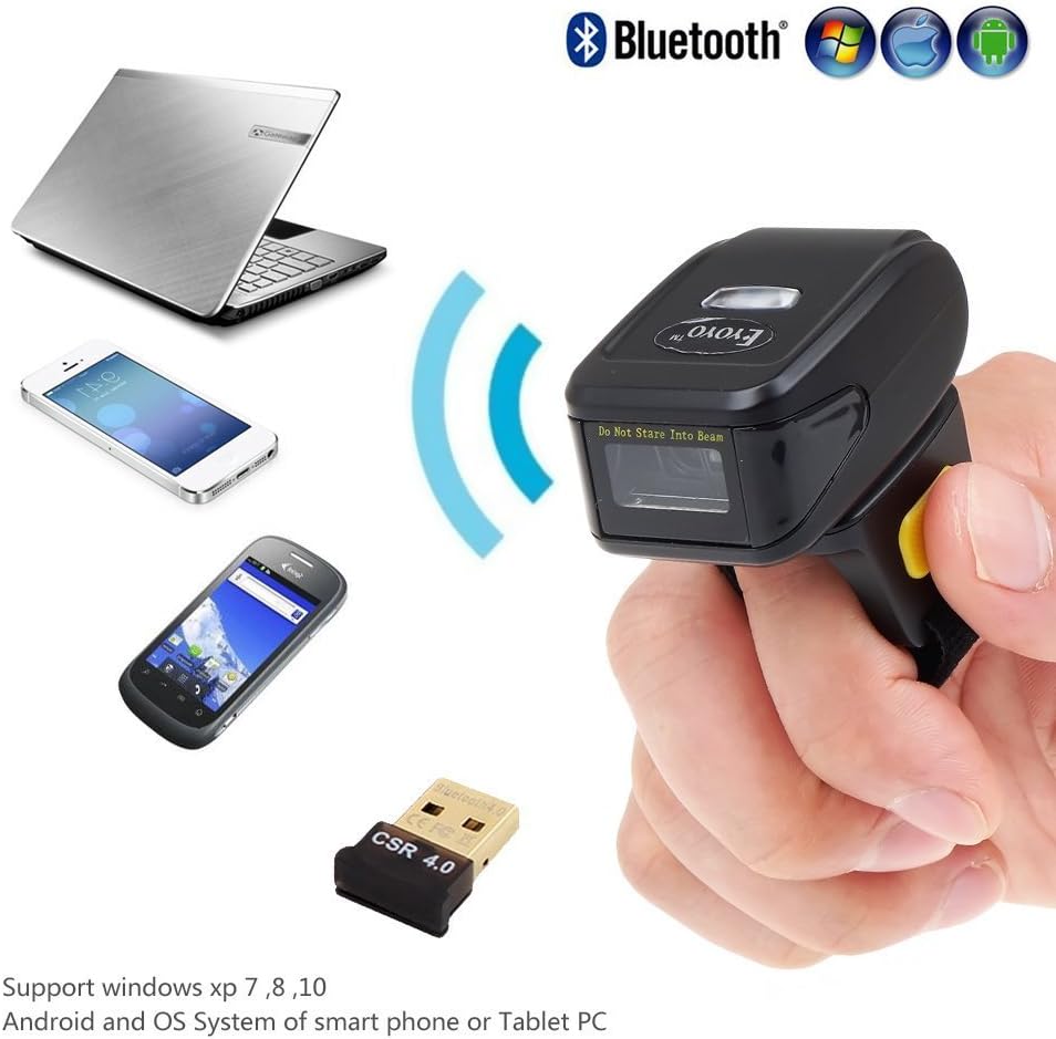2D Bluetooth Ring Barcode Scanner M667