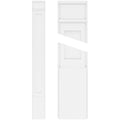 10x22W x 96x22H Flat Panel PVC Pilaster (Pair) C2081