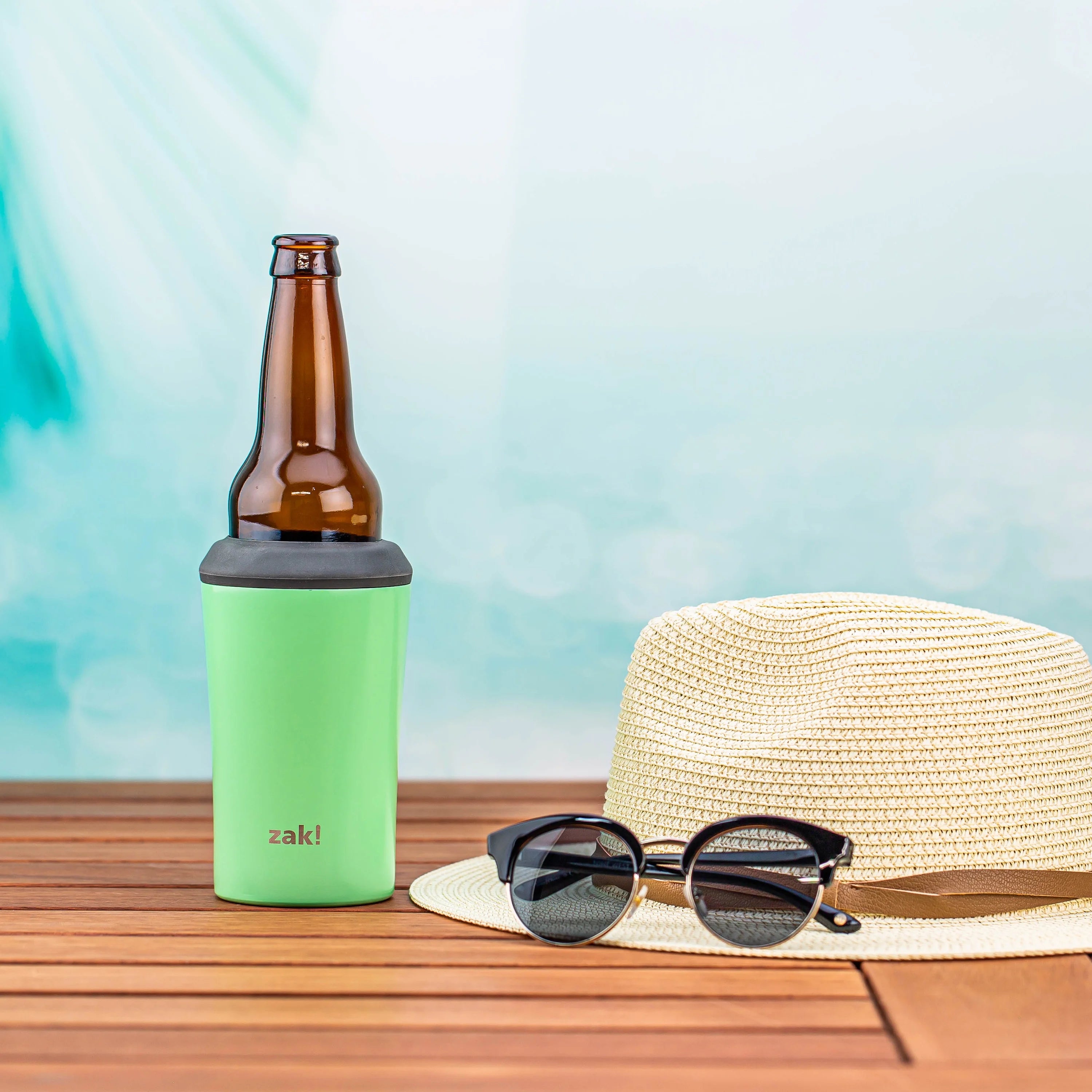 Pistachio Double Wall Stainless Steel Can and Bottle Cooler R349