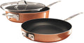 3-Piece Nonstick Cast Texture Cookware Set M6933