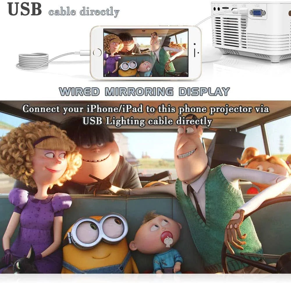 Wireless Mini Projector WiFi R48216