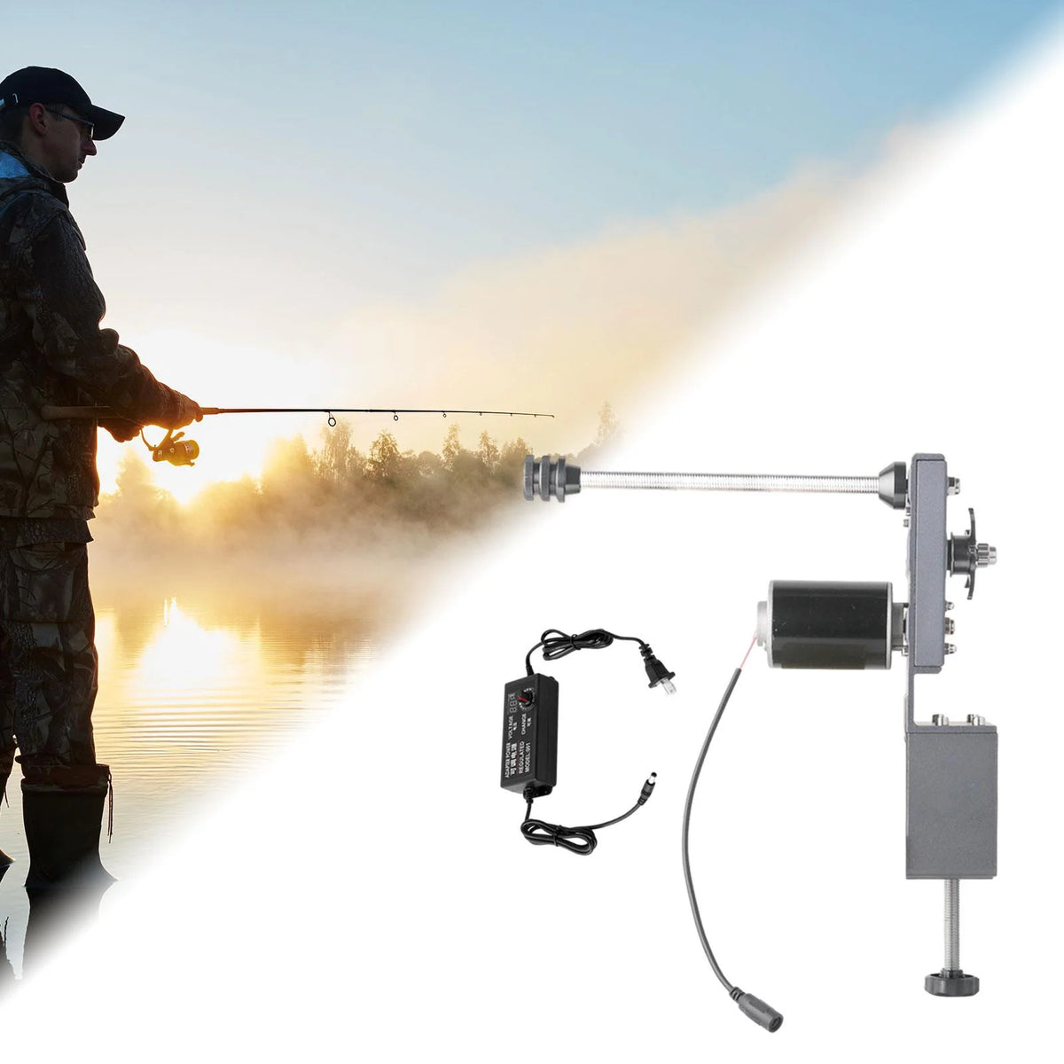 Electric Spooler Fishing Reel Winder Z5459