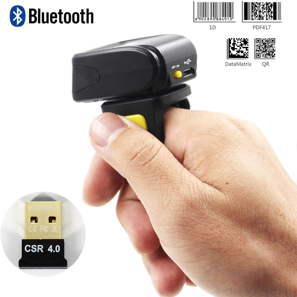 2D Bluetooth Ring Barcode Scanner M667