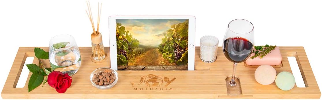 Bamboo Bathtub Caddy Tray O7567
