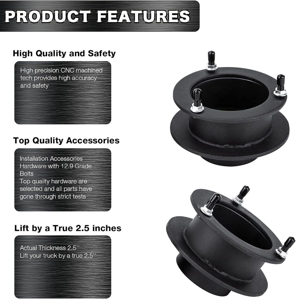 2.5" Front Leveling Lift Kits Pack of 2 H448297