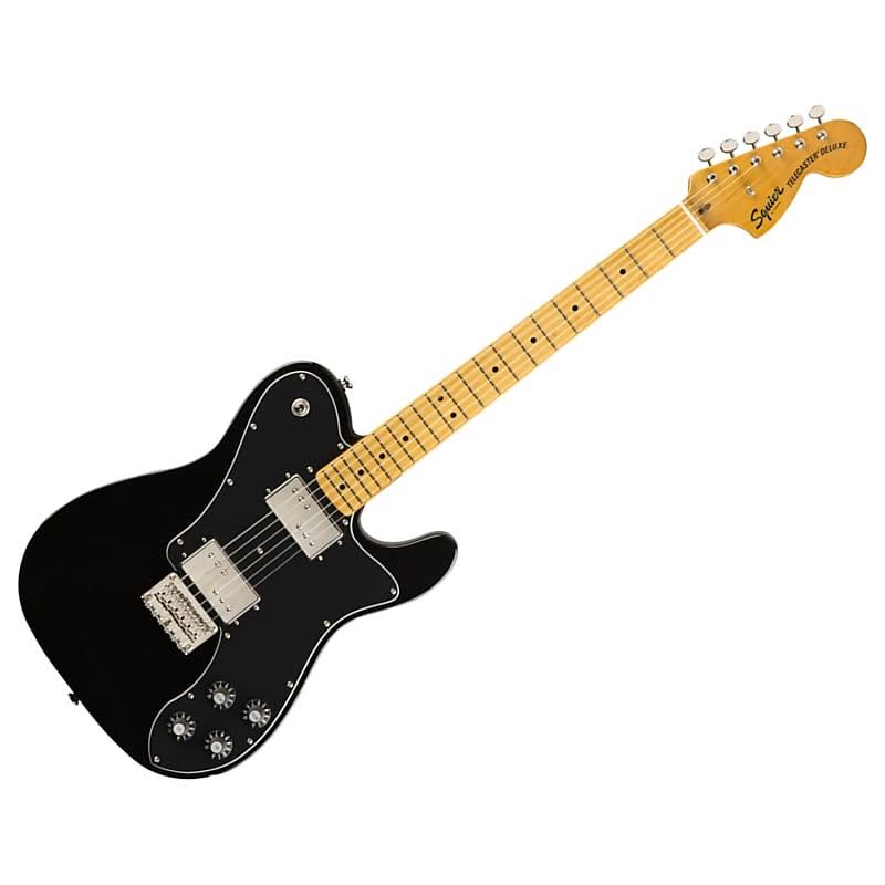 Black Telecaster Electric Guitar D7802