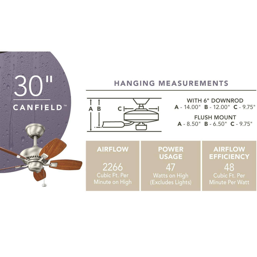 White Ceiling Fan K163588