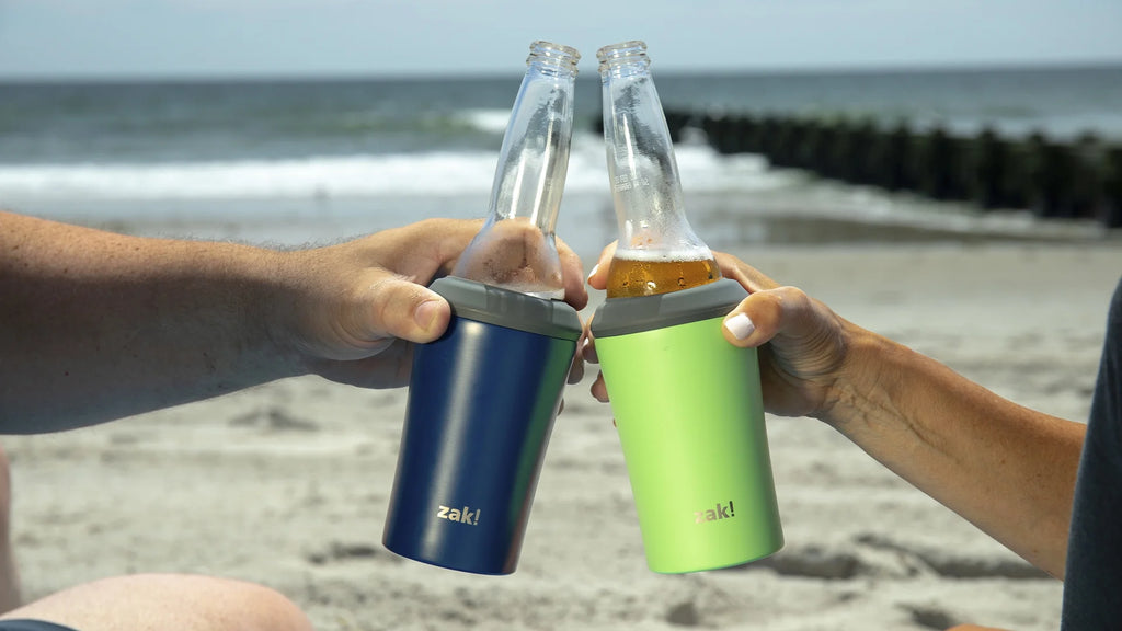 Pistachio Double Wall Stainless Steel Can and Bottle Cooler R349