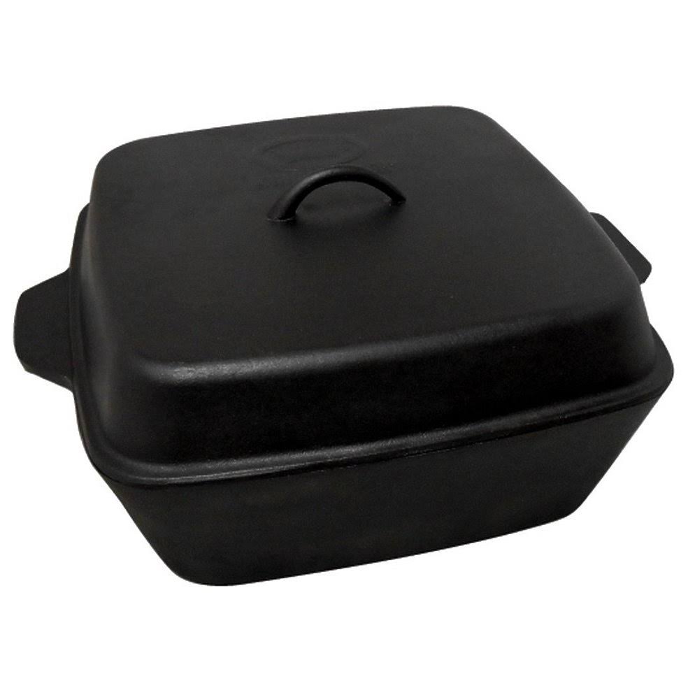 12-Quart Seasoned Cast Iron Roaster with Lid R378988