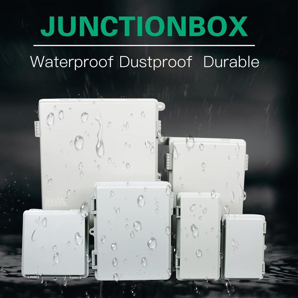 ABS Plastic IP65 Junction Box with Lock Pack of 2 N7464