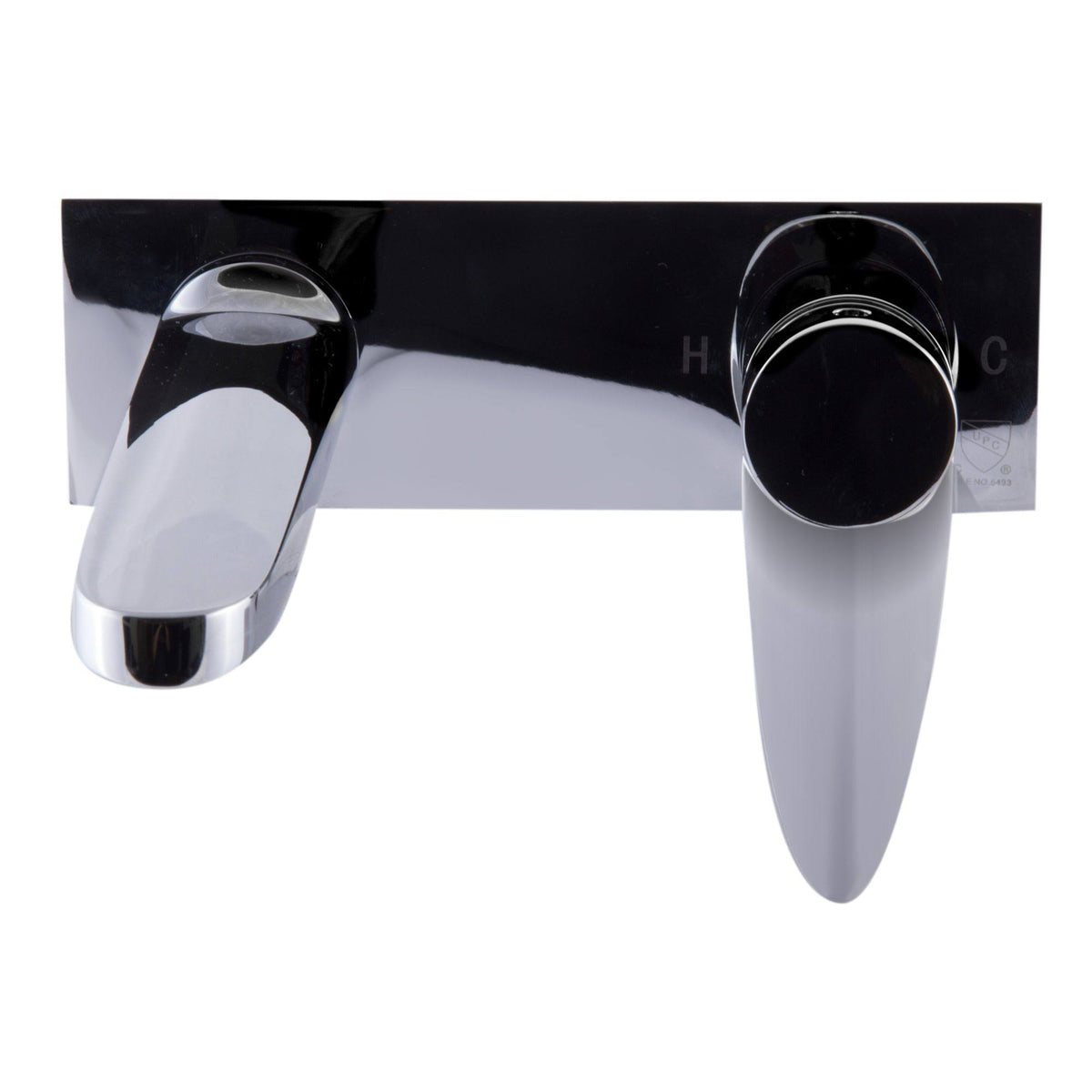 Polished Chrome Wall Mounted Bathroom Faucet G2733