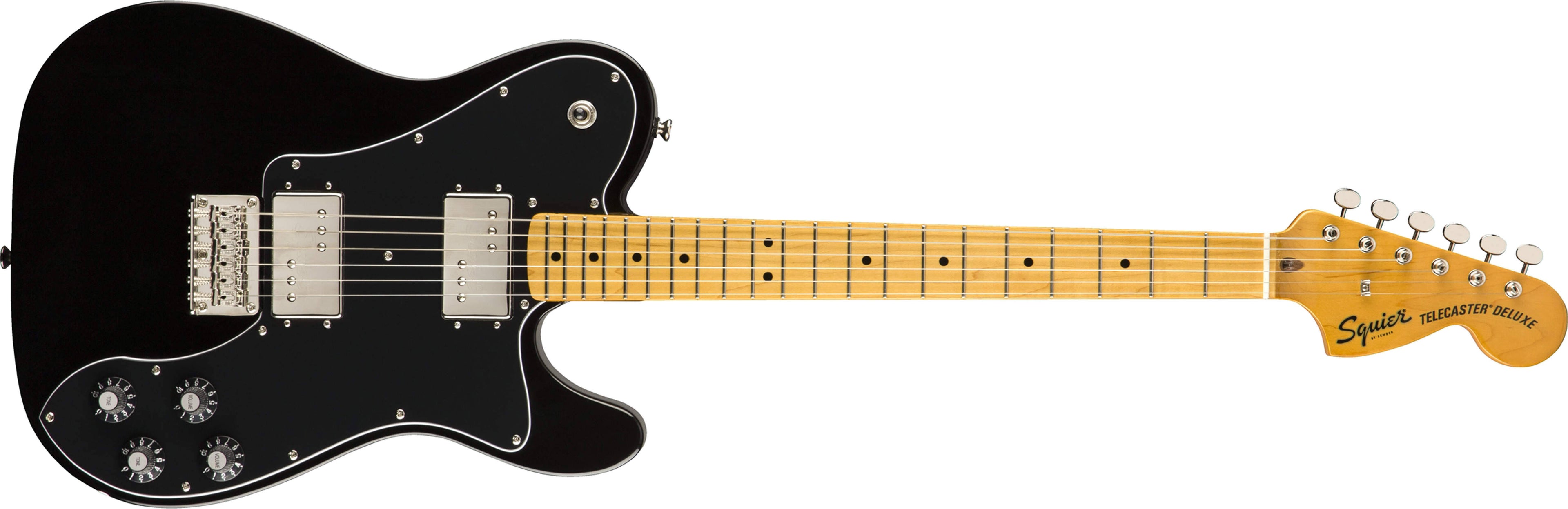 Black Telecaster Electric Guitar D7802