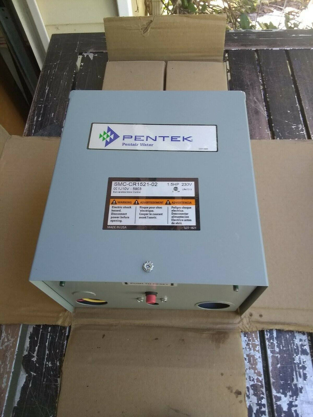 11/2 -1.5 HP Submersible Well Motor Control Box I649