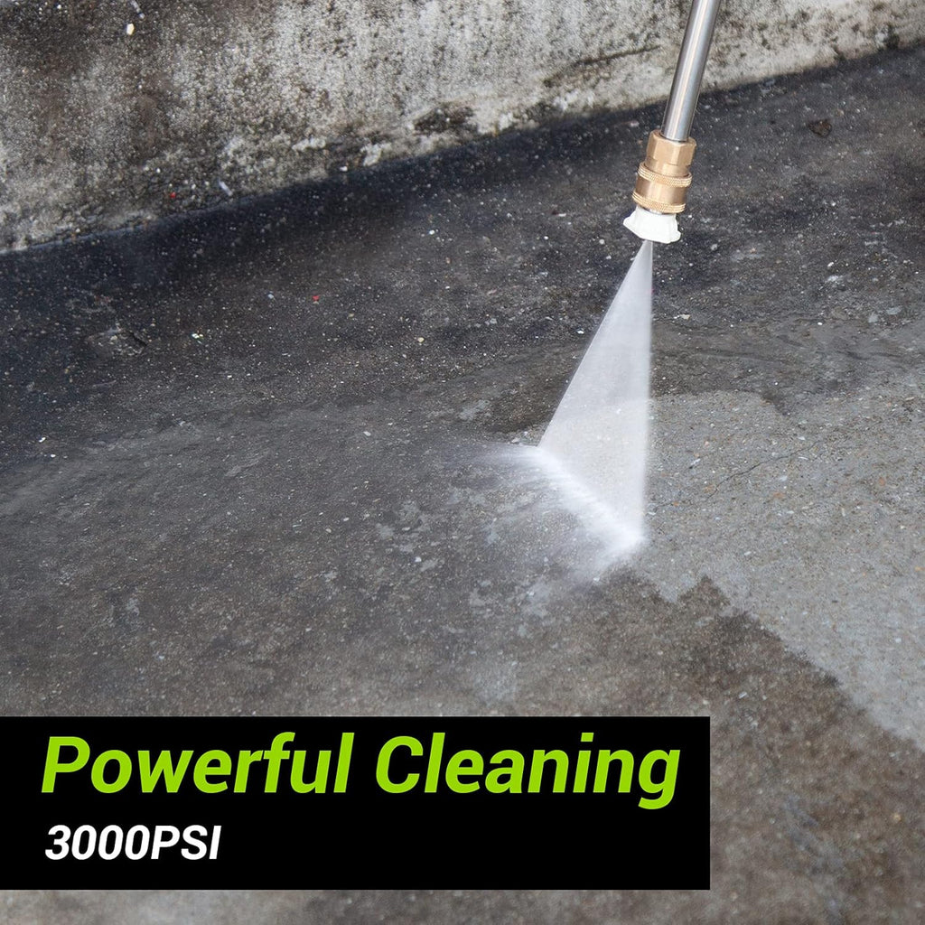 3000PSI Electric Pressure Washer with 4 Quick Connect Nozzles D586