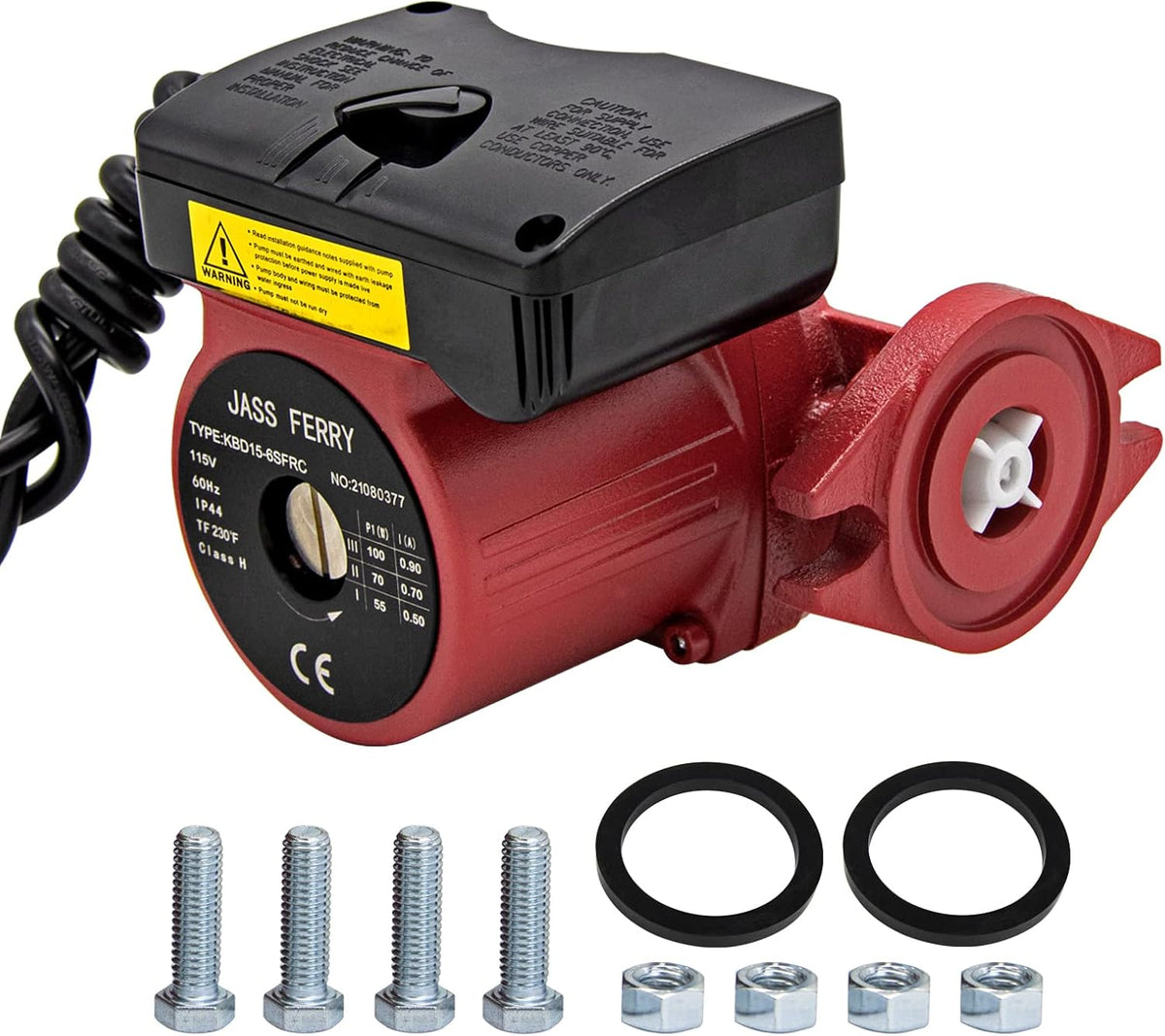 Recirculation Pump 115V 1/25 HP Cast Iron Flange Pack of 2 L587626
