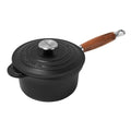 Matt Black Wooden-handled Casserole K2425