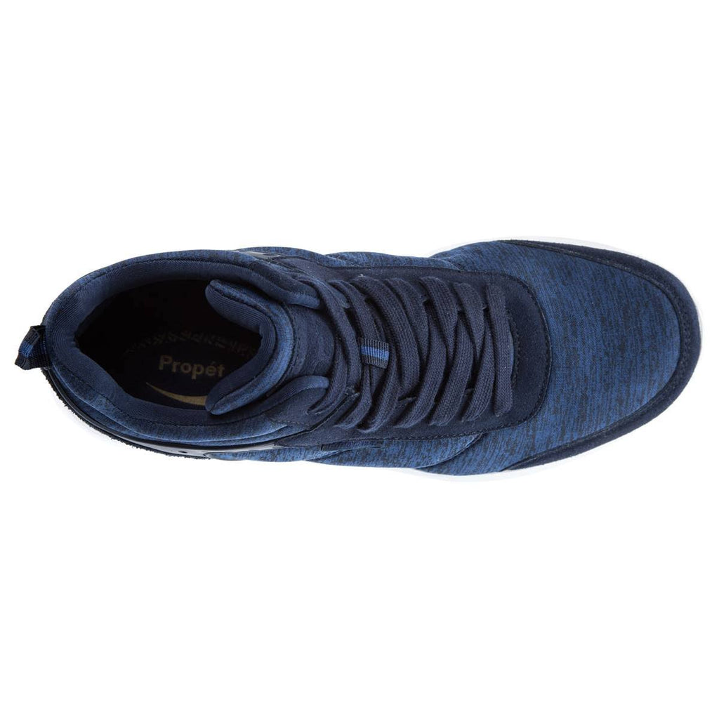 Navy Hi Work Boots O6402