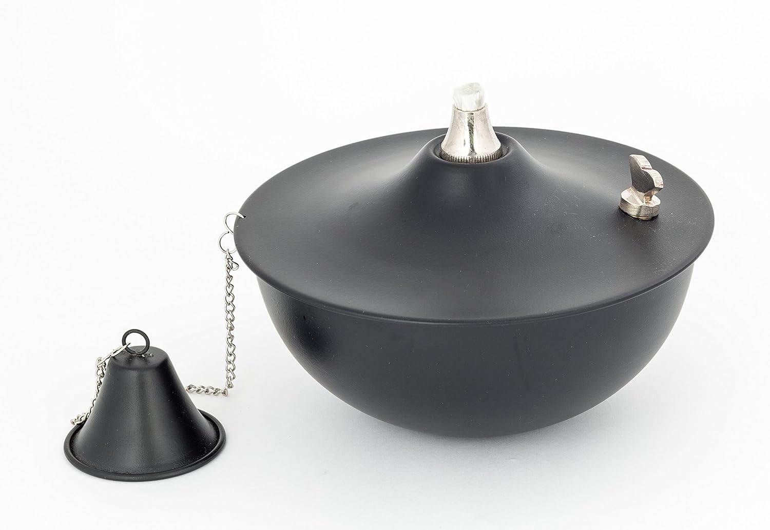 Smooth Black Tabletop Torch Set of 4 E4335