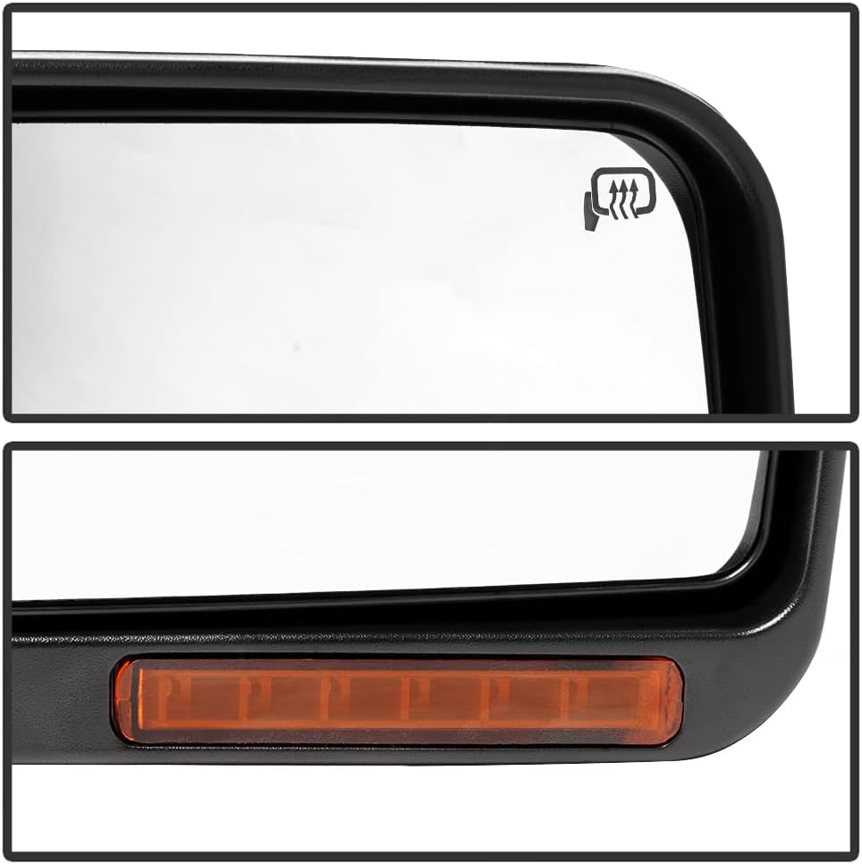 2004 2006 Ford F150 Pickup LED Power Heated Side Mirrors Set V977
