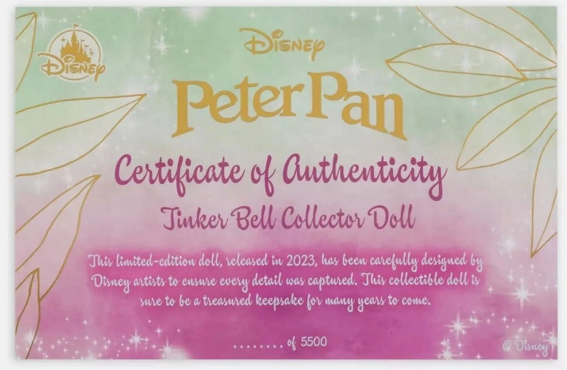 Tinker Bell Doll Peter Pan Q859