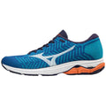 Men's Waveknit R2 Running Shoe, Nautical Blue-Red Orange, Size 8 J81699