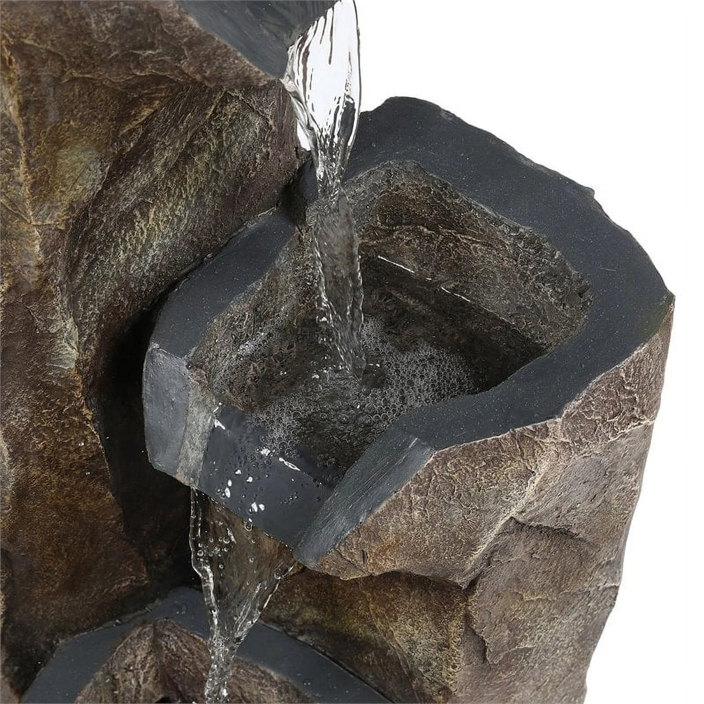Rock Waterfall Fountain with LED Light N584644