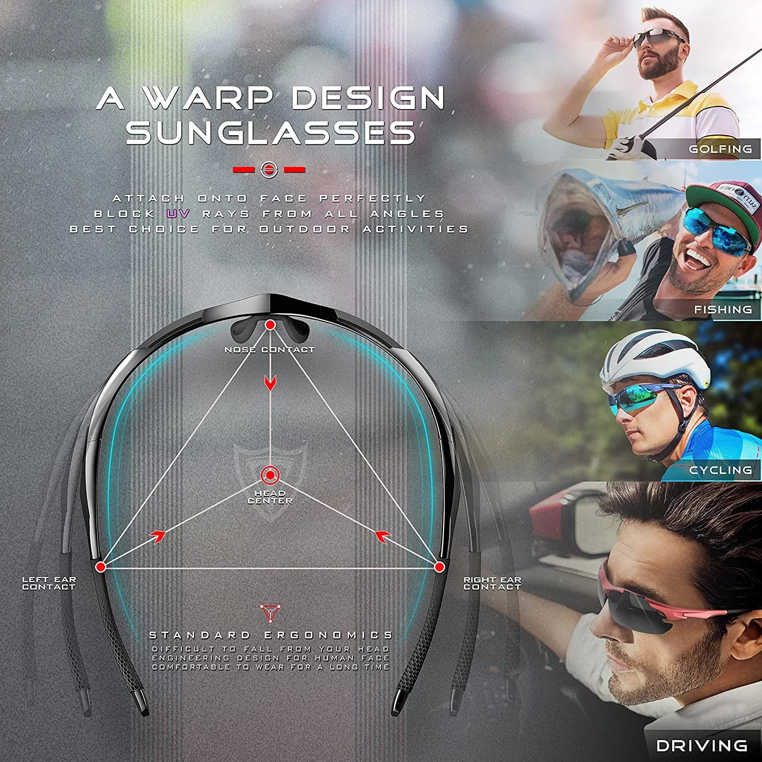 Polarized Sports Sunglasses Q7294