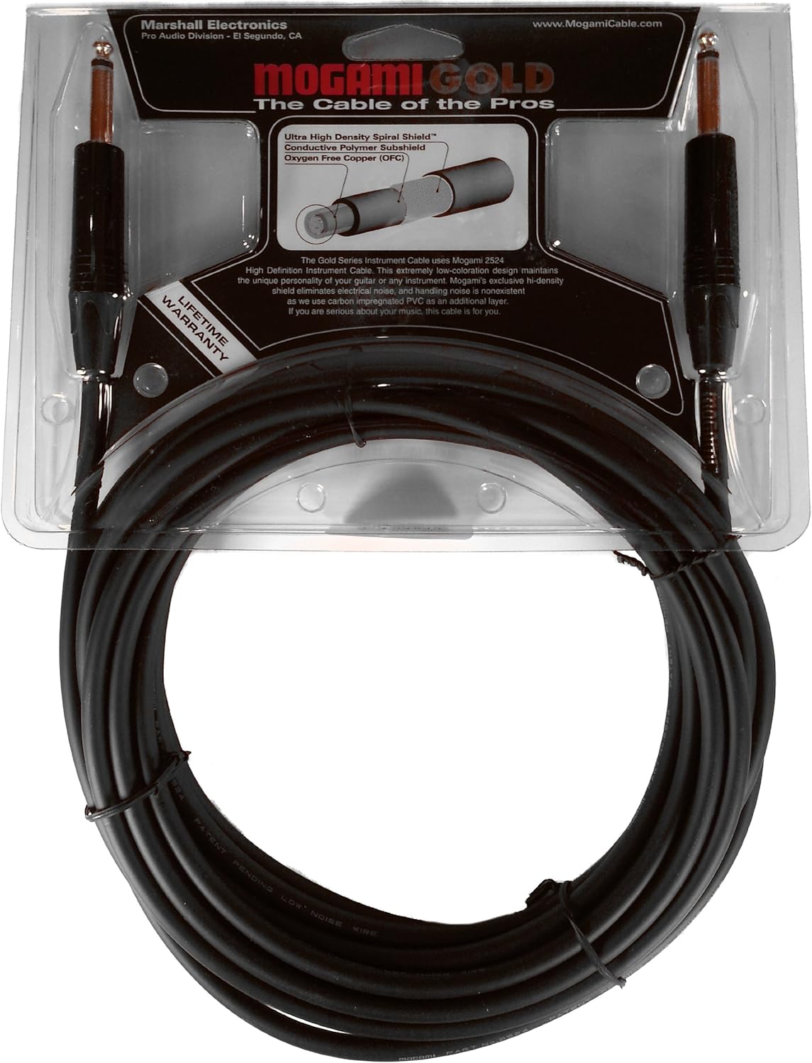 10 Foot Pack of 2 Guitar Instrument Cable O269343