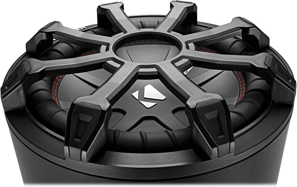 10" 800w Marine Loaded Subwoofer Enclosure Bundle with 2000w Mono Amplifier and Install Wire Kit (3 Items) C88133
