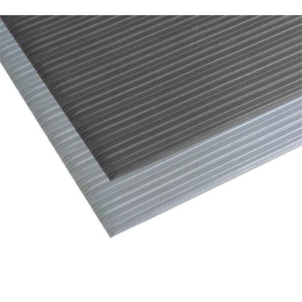Ribbed Foam HD Mat 9/16x22 Thick 3& x 30& Black S821