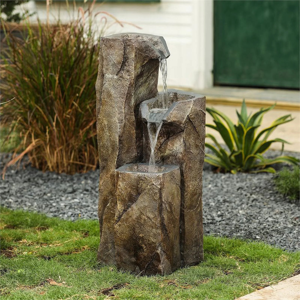 Rock Waterfall Fountain with LED Light N584644
