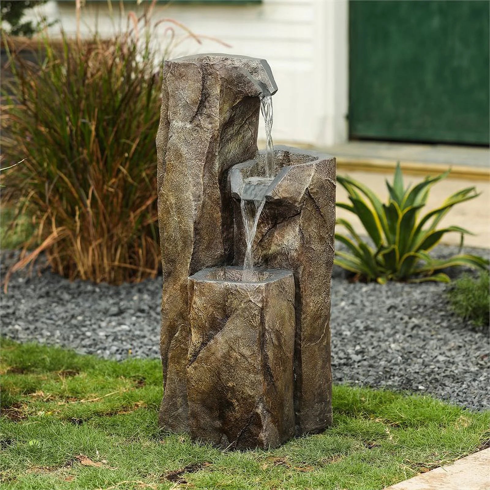 Rock Waterfall Fountain with LED Light N584644