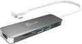 5 in 1 Compact USB-C Hub with 4K HDMI, 2 USB 3.0 Ports, SD and microSD Card Reader D6787